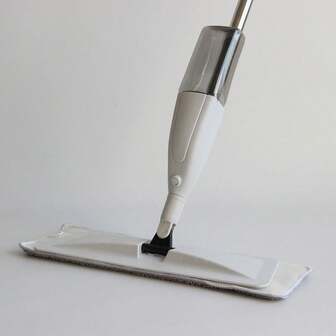 1 件免喷雾拖把，干湿除尘拖把适用于浴室、客厅、厨房、卧室、家用清洁工具，带可更换拖把头