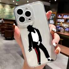 Funda de teléfono transparente compatible con Apple 16 15 14 12 13 11 Pro 8 7 SE Plus X XS Max, TPU, compatible con 17, 17 Pro, 17 Pro Max, con diseño de portada de - PTTM02 - Ver 11