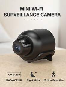 1/2/4pcs Home Security Camera - WiFi Nanny Camera With Night Vision, Motion Detection And Indoor/Outdoor Pet Monitoring - Compact Discreet Design (2.4GHz WiFi Only)