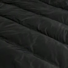 Adidas Áo khoác nam cổ đứng dáng lông vũ ba sọc, áo khoác nhẹ thường ngày, áo khoác thể thao hàng ngày KC2487 (80% lông vũ, 20% lông tơ) - màu đen - Xem 6