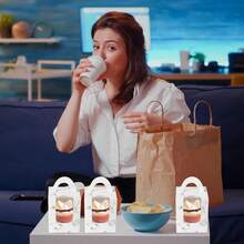 caja para cupcakes,60 cajas de panadería blanco con na,cajas de galletas de papel blanco para pasteles, galletas, pasteles, donuts, macaron, caja de regalo - negro - Ver 6