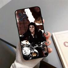 80s Pop Singer M-Michael J-Jackson Phone Case Silicone Soft Compatible With  16 15 14 13 12 11 Pro Mini XS MAX Plus X Cover, Cover Compatible With  17 Pro Max Case,  17 Pro Case,  17 Case,  16 Pro Max Case - Z1 - View 9