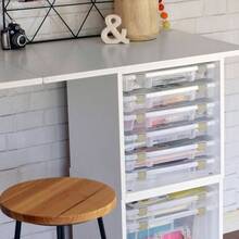 9101AB Satchel Slim with Removable Dividers, Art Organizer, 1 Plastic Storage Case, - Compartimentos divididos - Ver 5