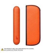 1 pieza Estuche de cuero resistente a golpes apto para IQOS ILUMA/ILUMAi, accesorio de carcasa para dispositivo de fumar de moda, con textura de cuero de lichí + material TPU + PC, protección perfecta de 360 grados, antideslizante, anti caída, que proporciona una apariencia completa para su dispositivo y resalta su personalidad, accesorio ideal para fumadores, adecuado como regalo para el Día de San Valentín, Navidad, Día del Padre, etc.