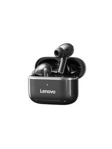 Lenovo 经典入耳式耳机，无线 BT5.4 连接，高品质，电池寿命长，人体工程学设计，佩戴舒适，广泛兼容多种设备，智能降噪，运动耳机 - 經典黑 - 查看 13