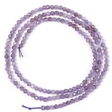 1 hebra de 2 mm de cuentas de piedra natural facetadas, diámetro pequeño apto para hacer joyas DIY, pulseras, collares, accesorios de artesanía, aproximadamente 145 cuentas por hebra - Multicolor - Ver 22