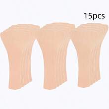 5 件无缝自粘式隐私垫，适用于温泉、泳衣、瑜伽紧身裤和内衣 - 防滑、可裁剪、纯色、面料、无需清洗、非常适合游泳和水上乐园、泳装保护 | 无缝设计 | 构造、泳装保护垫、硅胶女性私密部位、胸垫插入物、乳房形状、胸垫 - 棕色 - 查看 9