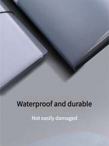 Carpeta transparente tamaño A4 con 20 fundas transparentes, organizador de documentos multiusos