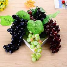 Artificial Fruit Grapes Plastic Fake Decorative Fruit Lifelike Home Wedding Party Garden Decor Mini Simulation Fruit - Multicolor - View 6