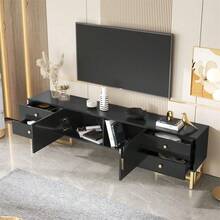 Television Stands & Entertainment Centers - Black - View 4
