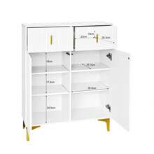 Storage Cabinets - White - View 10