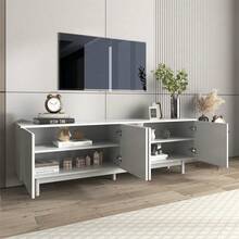 Television Stands & Entertainment Centers - White - View 3