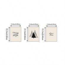 3 piezas de arte de pared navideño minimalista, impresiones en lienzo de invierno en beige y negro, carteles navideños rústicos y de granja con tipografía festiva para decoración de sala de estar, dormitorio y oficina, sin marco