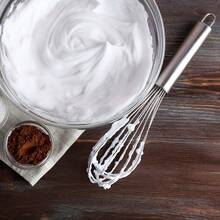 1 Piece Stainless Steel Egg Beater Set - Manual Kitchen Mixer, Suitable For Beating, Whisking, Mixing - Enhanced Durability Bubble Whisk Set, Easy To Clean, Ergonomic Design - No Batteries Required - Multicolor - View 8