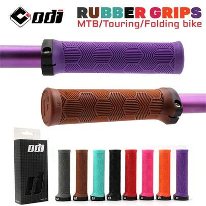 ODI Bike Grip Rubber Soft Bicycle Handlebar Grips Non-Slip MTB Grips Waterproof MTB Cuffs Lock On Bike Handle Mountain Bike Grip