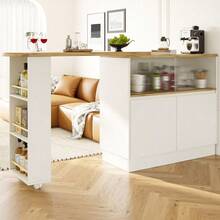 Dining Tables - White + MDF - View 5
