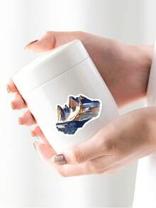 50 pièces Autocollants de collage de camping, créatifs et raffinés avec des designs de carte d'allumettes, de tente. Parfaits pour décorer les albums de découpage, les valises, les guitares, les skateboards, les bouteilles d'eau, les ordinateurs portables - Autocollants pour artisanat