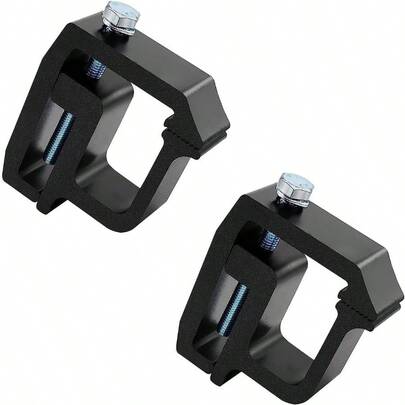 Ziciner 4 PCS Mounting Clamps Truck Caps Camper Shell Heavy Duty Truck Bed Clamps Canopy Clamps And Ladder Rack Compatible With Sierado Sierra 1500 2500 3500 Ram1500 2500 3500 F150 F250