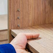 40/100 szt. wytrzymałych metalowych wsporników półek z centralnym trzonem, 5 x 16 mm (0,2" x 0,63") – wytrzymałe podparcie dla szaf, szafek i mebli