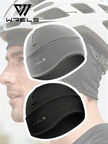 WRELS 1 Piece Of Autumn And Winter Windproof Earflap Cycling Cap, Pirate-Style Cap, Solid-Color Warm Beanie, Helmet Liner Cap, Windproof And Warm Cycling Hat, Autumn And Winter Windproof Warm Ear-Protecting Hat With Earflaps, Suitable For Cycling, Skiing, Motorcycle Riding, Running And Outdoor Sports - Multicolor - View 2