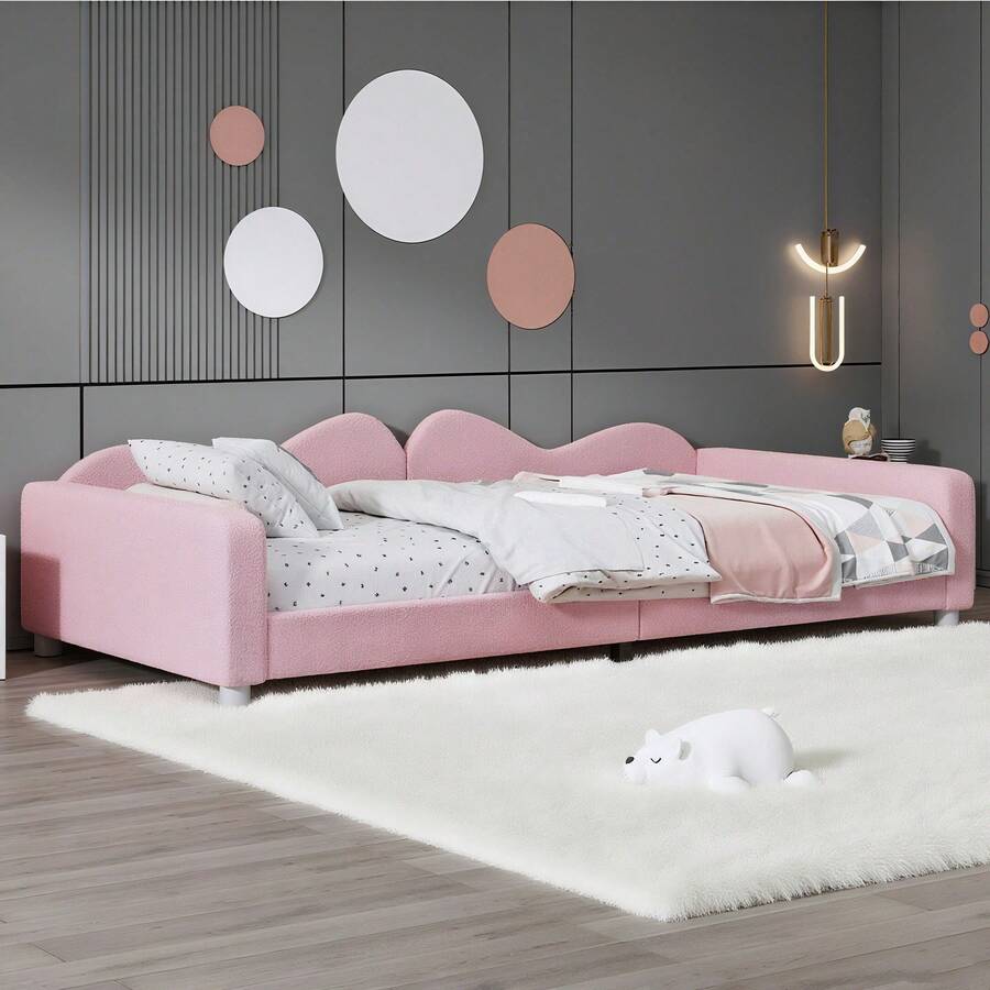 Kids Bed Frames, Headboards & Footboards - Pink + Padded - View 1
