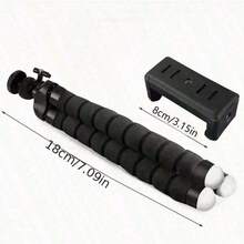 Uchwyt samochodowy na telefon Octopus 1 szt., trójkątny, stabilny kształt, uchwyt do montażu nawigacji samochodowej, niezbędny element wyposażenia wnętrza - Czarne - Zobacz 2