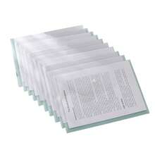 Pasta Porta-Documentos com Botão Colorido Macaron Tamanho A4, Porta-Provas Plástico À Prova d'Água com Zíper, Grande Capacidade