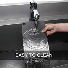 Stainless Steel Chopping Board, SUS316 Kitchen Cutting Board, Portable Outdoor Cutting Board, Hygienic And Durable Double-Sided Cutting Board, Can Be Washed In A Dishwasher(10 Inches X 6 Inches) - 銀色 - 查看 8