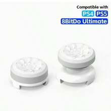 New Game Console Handle Rocker Cap  Rocker Protection Anti-Skid  Button Competition Cap - White - View 2