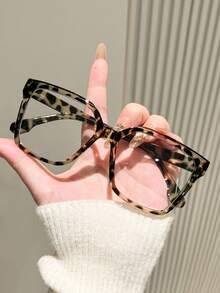 1/3pcs Leopard Print Bohemian Retro Glasses Sets, Suitable For Everyday Wear - Multicolor - View 4