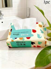 520张/包，1/8层柔软加厚面巾纸，男女通用洁面湿巾，干湿两用，适用于家居清洁、卸妆、桌面、厨房、旅行、节日礼品 - 有花紋 - 查看 14