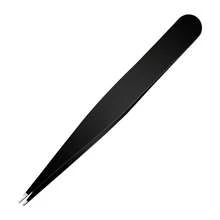 New Eyebrow Grooming Tool Kit - Straight Eyebrow Tweezers, Eyebrow Trimmer, Hair Removal Tweezers,Giveaways,Travel,Cheap Stuff,Travel Essential - Black - View 16