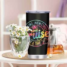 1 Pcs 20oz 304 Stainless Steel Insulation Water Bottle - Keeps Cold For 12 Hours & Hot For 6 Hours - Suitable For Everyday Use - Perfect Gift For Birthday, Party, Family & Halloween