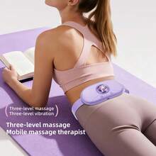 OBOVAY 1200mAh Bauchheizung Massagegerät, USB aufladbar und einstellbarer Massage-Heizgürtel, tragbarer Heizmassage-Gürtel, Heizmassage-Gürtel für Frauen während der Menstruation, perfekt für Damen im Homeoffice, Taille Heizmassage Pad, Weihnachtsgeschenk - Verschiedenfarbig - Übersicht 8