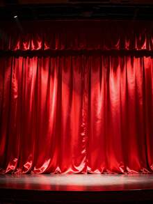 1pc Silky Red Satin Fabric, Faux Silk Draping Material, Dress Lining, DIY Clothing Fabric - Red - View 9