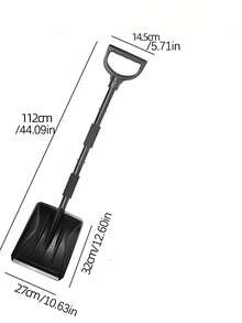 Pelle à neige amovible - Grande lame pour un déneigement sans effort, pelle à glace pour voiture