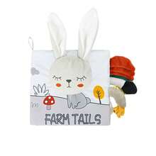 1pc Soft Baby Cloth Book, 3D Tactile Crinkle Sound Soft Book Toy Suitable For Infants And Toddlers, High Contrast Sensory Learning Soft Book Toy, Early Learning Sensory Gift For Babies - Multicolor - View 13