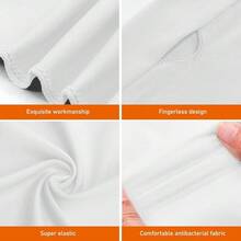 Aster Cooling Shawl Arm Sleeve With Finger Hole Sun Protection Cooler Shrug Arms Wrap 2-Piece{"Color_name":"White"} - 多色1 - 查看 6