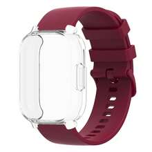 Correa de silicona + Funda de TPU compatible con el reloj inteligente Redmi Watch 5 Active Lite, banda de muñeca y funda para Redmi Watch 5 Active Lite