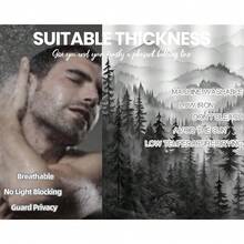 Black And White Forest Small Shower Curtain Stand Up Stall Shower Curtains Rv Narrow Nature Rustic Woodland Pine Tree Bathroom Decor, Waterproof Cloth Fabric With Hooks 36''W X 72''L{"Color_name":"BlackandWhite","Size_name":"36\"Wx72\"L(Packof1)"} - 多色9 - 查看 8