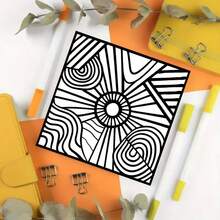 [Creative Coloring Book] Innovative 3D Adult Coloring Book, 1pc, 22 Pages, Thick Paper, Creative Relaxing Art Activity, Ideal For Holiday Birthday Party Gift, Drawing & Painting - 彩色 - 查看 9