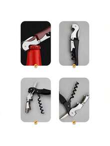 1pc Multi-Function Wine Bottle Opener, Household Wine, Champagne, Beer Bottle Opener Accessory - Multicolor - View 7