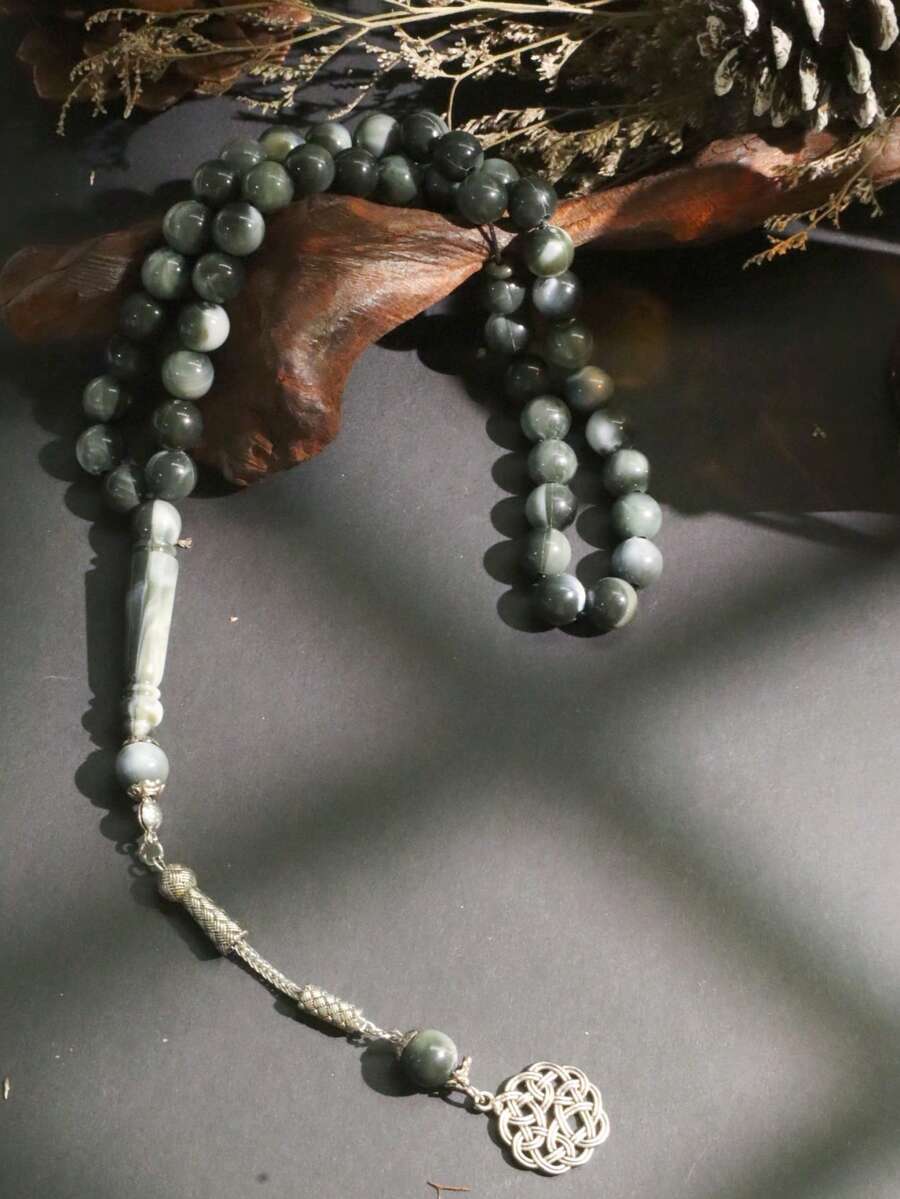 1 pièce Perles de prière du Moyen-Orient saoudien 45 pièces, Perles de chapelet arabe, Perles de prière islamiques Tasbih, Perles de prière en acrylique, Bracelet de perles de prière musulman, Convient pour les cadeaux de Noël, Nouvel An, Saint-Valentin, Perles de prière pour hommes