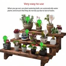 Random Automatic Plant Watering Globes, Practical Transparent/Colorful Style Self - Watering Devices For Indoor And Outdoor Plant Care Scenarios, Efficiently Keeping Plants Hydrated For Busy Gardeners And Plant Lovers Christmas Flowerpot