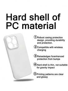 1pc Minimalist Asymmetrical Patchwork Pattern Glossy Hard Shell Phone Case, Suitable For IPhone 11/12/13/14/15/16 Pro Max