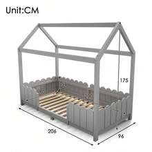 Kids Bed Frames, Headboards & Footboards - Grey - View 7