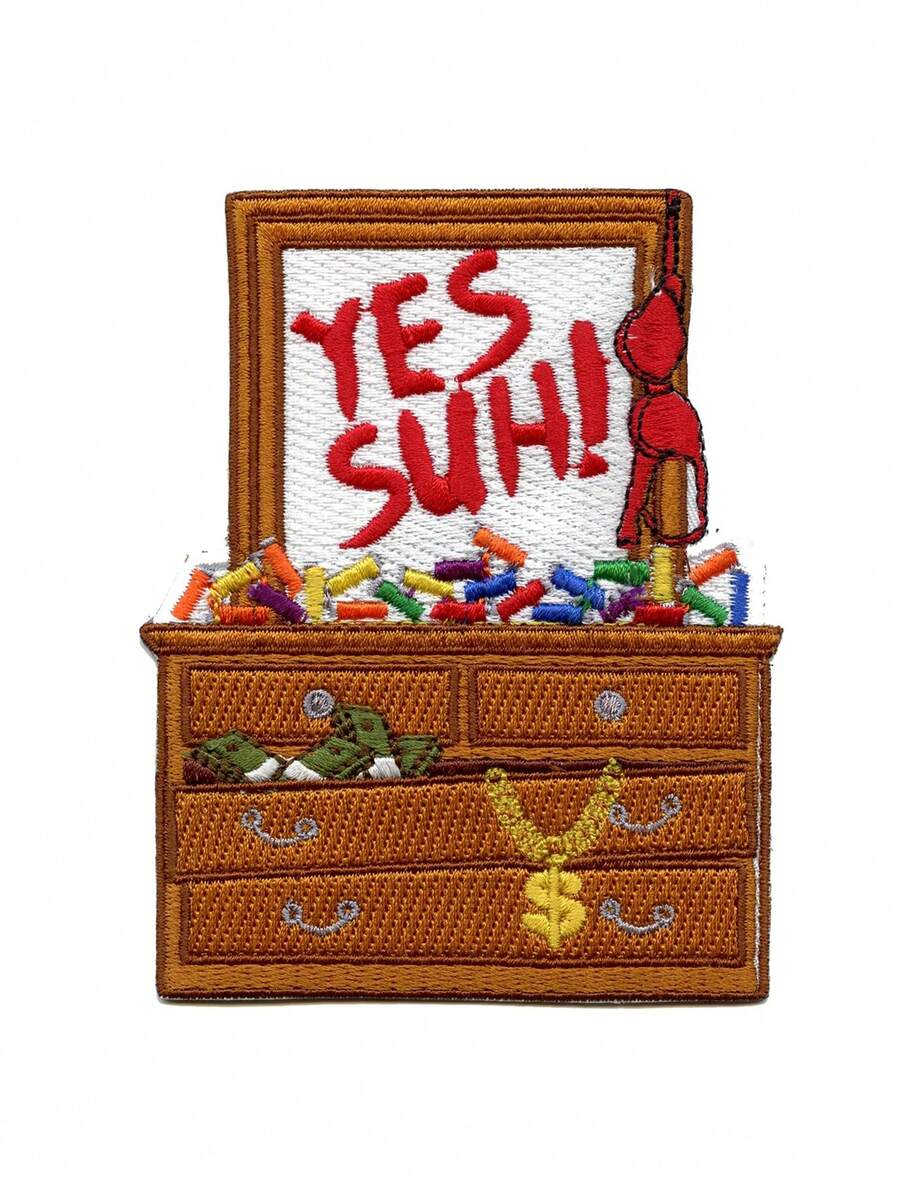 1个25个打火机图案的梳妆台贴片，独家刺绣熨烫贴片 - 彩色 - 查看 1