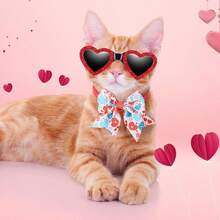 240 Pcs St. Patrick's Day Dog Bow Ties Spring Dog Collars Adjustable Dogs Bow Ties Collar Valentines Dog Accories For Pet Small Medium Dog Cat Accories Heart - Multicolor - View 4