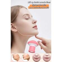 1-Pack Facial Massager For Jawline Lift-Face Muscle Exerciser For Double Chin Reduction&Skin Tightening, Portable V-Shape Toning Device For At-Home Use (Men&Women) - 粉紅色(1個裝) - 查看 9