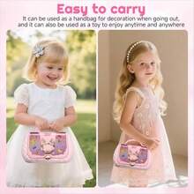 4-6 Years Old Kids Pretend Makeup Set, Lip Gloss, Eyeshadow Palette, Glitter, Lipstick, Blush, Christmas And Birthday Gift For 3-8 Years Old Children - Multicolor - View 9